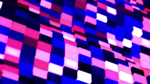 Abstract animation multicolor pattern 4K smooth concept Stock Footage 211804112
