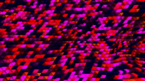 Abstract animation multicolor pattern 4K smooth concept Stock Footage 211805225
