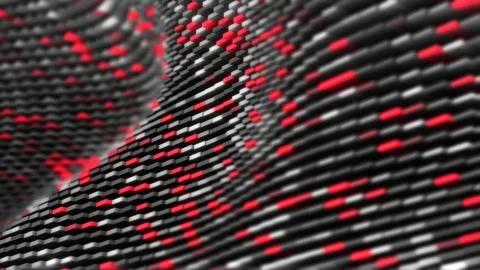 Abstract animation multicolor pattern 4K smooth concept Stock Footage 211806613