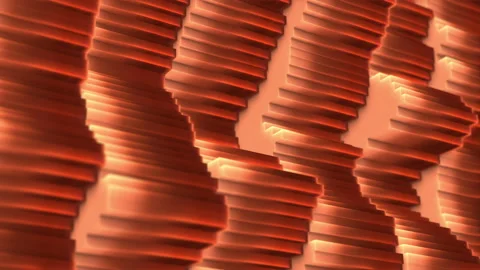 Abstract animation multicolor pattern 4K smooth concept Stock Footage 230112462