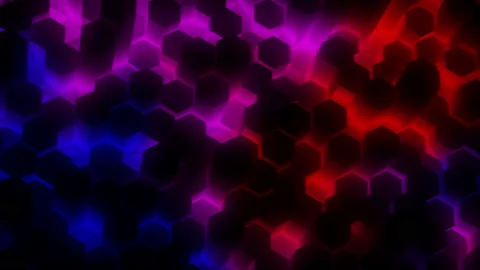 Abstract animation multicolor pattern 4K smooth concept Stock Footage 231633001