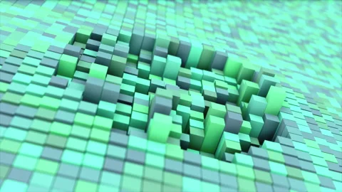 Abstract animation multicolor pattern 4K smooth concept Stock Footage 231634528