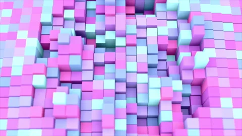 Abstract animation multicolor pattern 4K smooth concept Stock Footage 231634977