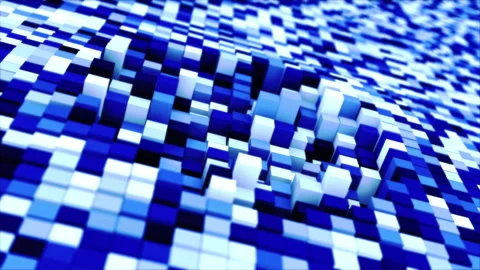 Abstract animation multicolor pattern 4K smooth concept Stock Footage 231635381