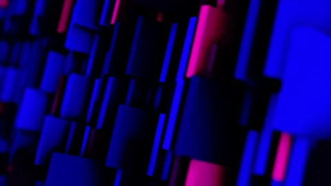 Abstract animation multicolor pattern 4K smooth concept Stock Footage 231636232