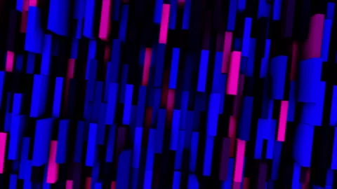 Abstract animation multicolor pattern 4K smooth concept Stock Footage 231636333