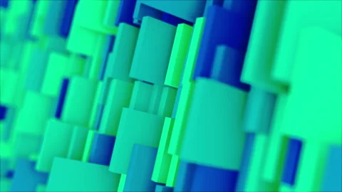 Abstract animation multicolor pattern 4K smooth concept Stock Footage 231636489
