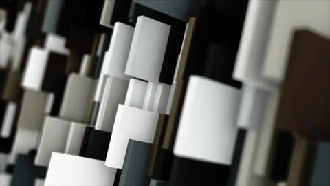 Abstract animation multicolor pattern 4K smooth concept Stock Footage 231636771