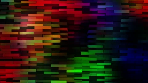Abstract animation multicolor pattern 4K smooth concept Stock Footage 231637114
