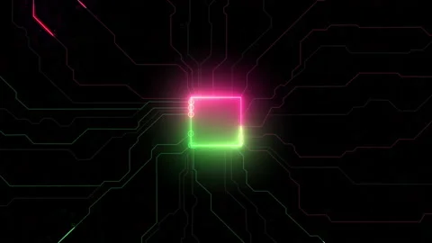 Abstract animation multicolor pattern 4K smooth concept Stock Footage 233613858