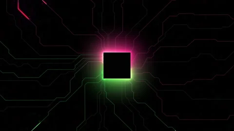 Abstract animation multicolor pattern 4K smooth concept Stock Footage 233614014