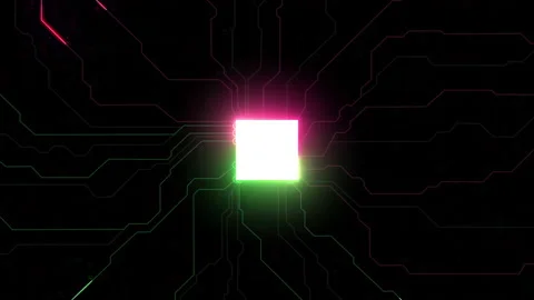 Abstract animation multicolor pattern 4K smooth concept Stock Footage 233614109