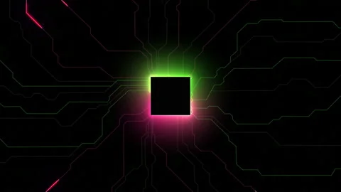 Abstract animation multicolor pattern 4K smooth concept Stock Footage 233615256