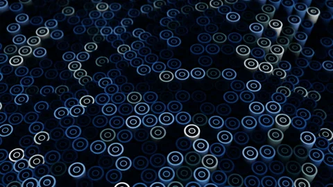 Abstract animation multicolor pattern 4K smooth concept Stock Footage 236388082