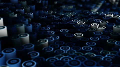 Abstract animation multicolor pattern 4K smooth concept Stock Footage 236388665