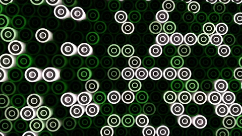 Abstract animation multicolor pattern 4K smooth concept Stock Footage 236400056