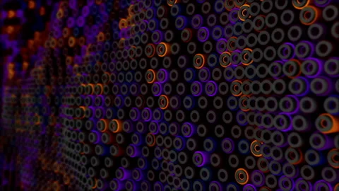 Abstract animation multicolor pattern 4K smooth concept Video stock 236409984
