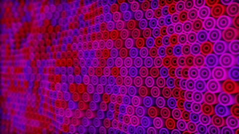 Abstract animation multicolor pattern 4K smooth concept Stock Footage 236411885
