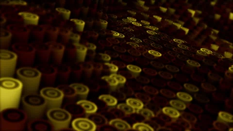 Abstract animation multicolor pattern 4K smooth concept Stock Footage 236411998