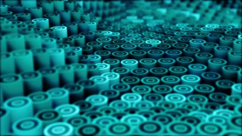 Abstract animation multicolor pattern 4K smooth concept Stock Footage 236414152