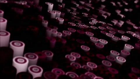 Abstract animation multicolor pattern 4K smooth concept Stock Footage 236415007