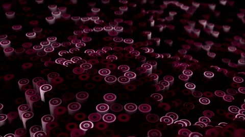 Abstract animation multicolor pattern 4K smooth concept Stock Footage 236415160