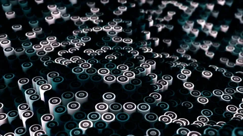 Abstract animation multicolor pattern 4K smooth concept Stock Footage 236415858