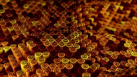 Abstract animation multicolor pattern 4K smooth concept Stock Footage 236417287