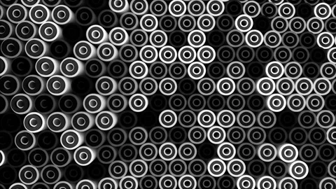 Abstract animation multicolor pattern 4K smooth concept Stock Footage 236417626