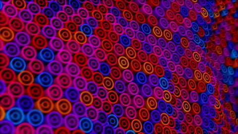 Abstract animation multicolor pattern 4K smooth concept Stock Footage 236417837