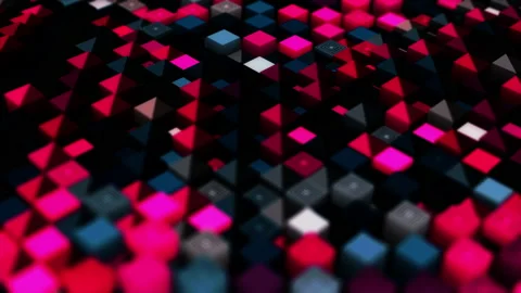 Abstract animation multicolor pattern 4K smooth concept Stock Footage 237260663