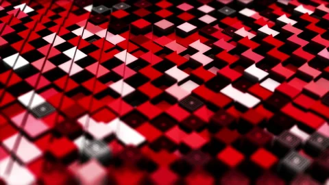 Abstract animation multicolor pattern 4K smooth concept Stock Footage 237272172