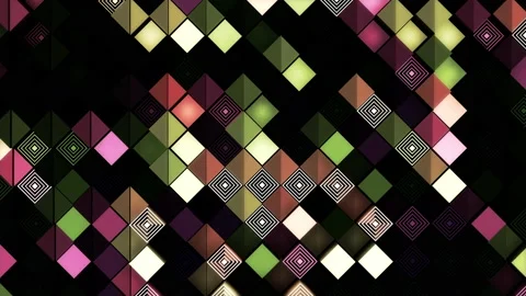 Abstract animation multicolor pattern 4K smooth concept Stock Footage 237280446