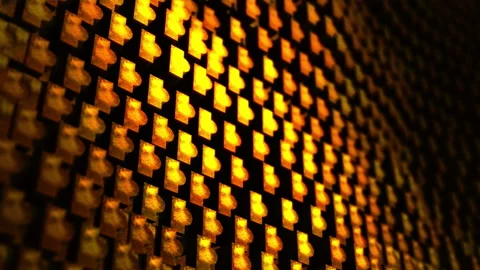 Abstract animation multicolor pattern 4K smooth concept Stock Footage 237478706