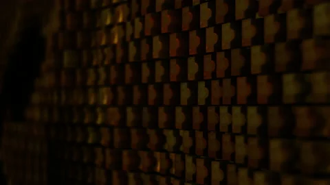 Abstract animation multicolor pattern 4K smooth concept Stock Footage 237479399