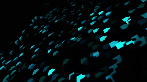 Abstract animation multicolor pattern 4K smooth concept Stock Footage 237480461