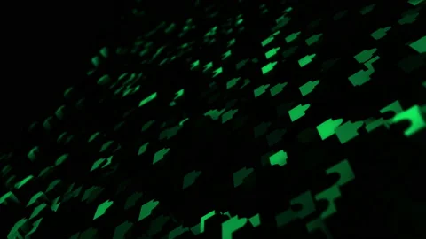 Abstract animation multicolor pattern 4K smooth concept Stock Footage 237482163