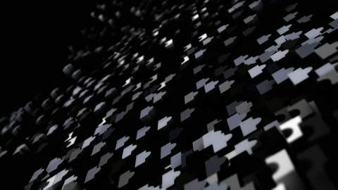 Abstract animation multicolor pattern 4K smooth concept Stock Footage 237483762