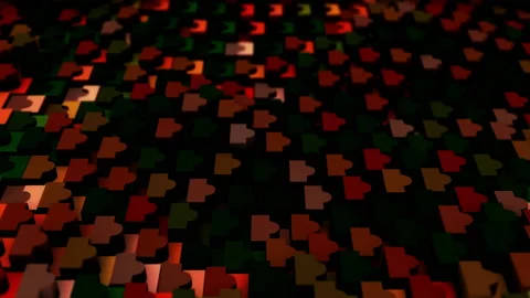 Abstract animation multicolor pattern 4K smooth concept Stock Footage 237483801