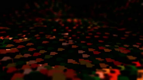 Abstract animation multicolor pattern 4K smooth concept Stock Footage 237483896