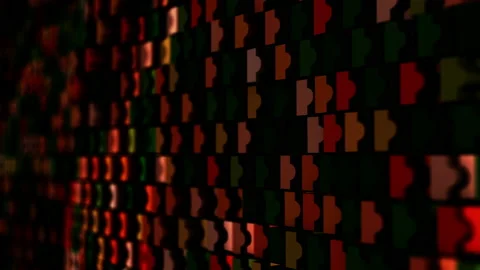 Abstract animation multicolor pattern 4K smooth concept Stock Footage 237484123