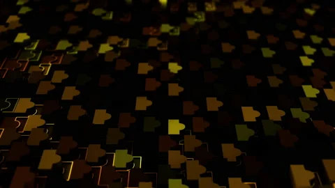 Abstract animation multicolor pattern 4K smooth concept Stock Footage 237484800