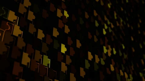 Abstract animation multicolor pattern 4K smooth concept Stock Footage 237484855