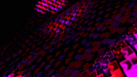 Abstract animation multicolor pattern 4K smooth concept Stock Footage 237485672