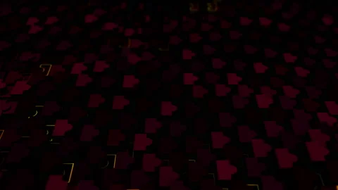 Abstract animation multicolor pattern 4K smooth concept Stock Footage 237486311