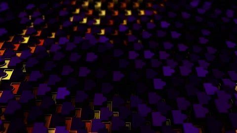 Abstract animation multicolor pattern 4K smooth concept Stock Footage 237488515