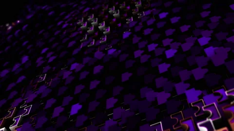 Abstract animation multicolor pattern 4K smooth concept Stock Footage 237488677