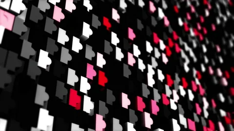 Abstract animation multicolor pattern 4K smooth concept Stock Footage 237489510