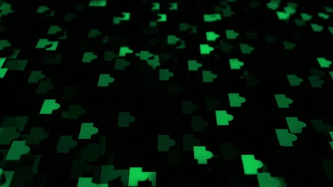 Abstract animation multicolor pattern 4K smooth concept Stock Footage 237489864