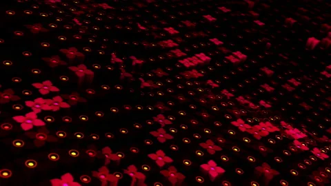 Abstract animation multicolor pattern 4K smooth concept Stock Footage 237732286